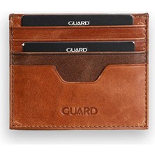 Guard Antik Taba - Kahverengi Çift Renk  Deri Kartlık - GRD2403XW22573