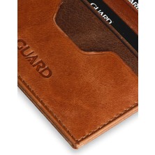 Guard Antik Taba - Kahverengi Çift Renk  Deri Kartlık - GRD2403XW22573