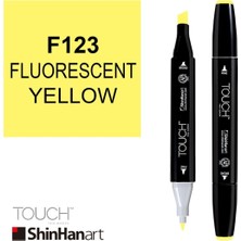 Shinhan Art Art Touch Twin Marker F123 Fluorescent Yellow