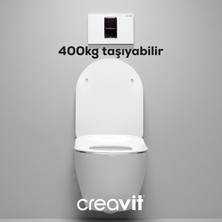 Creavit FE320 Free Asma Klozet, Creavit Duck Duroplast Yavaş Kapanan Kapak