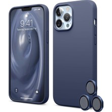 FitCase iPhone 13 Pro Max Kılıf Kamera Lensli Lansman Silikon Kapak