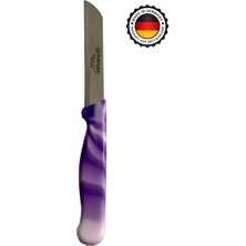 Solingen Meyve Bıçağı Doğrama Bıçağı ve Düz Soyacak Ebruli Mor Bıçak 1 Adet ROYALEKS-SLG10