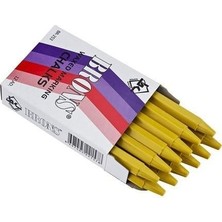 Brons Br-253 Yağlı Tebeşir Sarı 12 Li