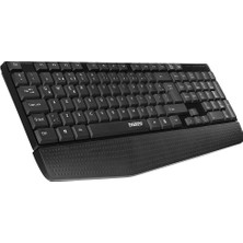 Everest KB-951U Siyah USB Bilek Destekli Q Standart Ofis Klavye