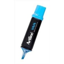 Artline Vivix Parlak Mürekkepli Fosforlu Kalem Kesik Uç:2,0-5,0mm Açık Mavi