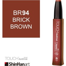 Touch Ink Alkol Bazlı Mürekkep 20ML BR94 Brick Brown