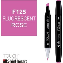 Shinhan Art Art Touch Twin Marker F125 Fluorescent Rose