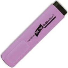Scrikss SH712 Lila Fosforlu Kalem 1 Adet Ölçülerle Pratik Kullanım İçin
