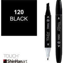 Shinhan Art Art Touch Twin Marker 120 Black