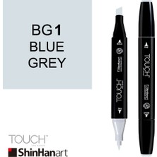 Shinhan Art Art Touch Twin Marker Bg1 Blue Grey