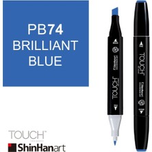 Shinhan Art Art Touch Twin Marker PB74 Brilliant Blue