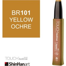 Shinhan Art Touch Ink Alkol Bazlı Mürekkep 20ML BR101 Yellow Ochre
