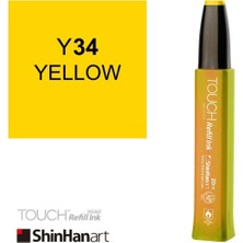 Shinhan Art Touch Ink Alkol Bazlı Mürekkep 20ML Y34 Yellow