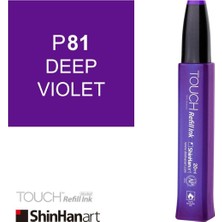 Shinhan Art Touch Ink Alkol Bazlı Mürekkep 20ML P81 Deep Violet