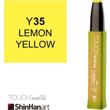 Shinhan Art Touch Ink Alkol Bazlı Mürekkep 20ML Y35 Lemon Yellow