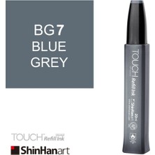 Shinhan Art Touch Ink Alkol Bazlı Mürekkep 20ML Bg7 Blue Grey
