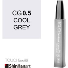 Shinhan Art Touch Ink Alkol Bazlı Mürekkep 20ML Cg0.5 Cool Grey