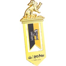 Vipfancy Shop Vipfancyshop Harry Potter Hufflepuff Kitap Ayracı Harry Potter Üç Boyutlu Metal Kitap Ayracı (Yurt Dışından)