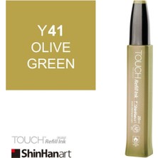 Shinhan Art Touch Ink Alkol Bazlı Mürekkep 20ML Y41 Olive Green