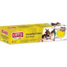 Let's Guaj Boya 25 ml 6 Renk L-5150 Renkli Kırtasiye Ürünü 6 Parça Set