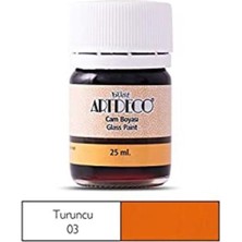 Artdeco Cam Boyası 25 Ml Turuncu 03