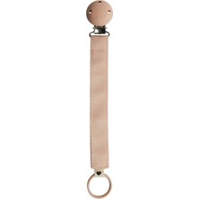 Bibs Paci Clip Ribbon Emzik Askısı-Blush