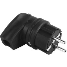 Mutlusan Topraklı Erkek Fiş Kauçuk 1X16 Monofoze Eğik Mutlusan