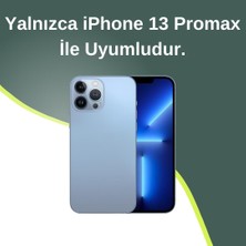 iPhone 13 Promax Uyumlu Lüks Gümüş Yıldızlı Taşlı Kılıf