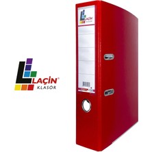 Laçin Dar Büro Klasörü Kırmızı