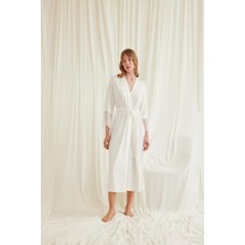 Monamise Kadın Dantelli ve Kuşaklı Sabahlık 18553