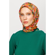 Mooncorn Daisy Desen Dijital Soft Eşarp