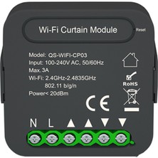 Buyfun QS-WIFI-CP03 Tuya Wifi Akıllı Perde Anahtar Modülü (Yurt Dışından)