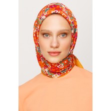 Mooncorn Daisy Desen Dijital Soft Eşarp