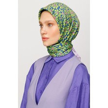 Mooncorn Clover Desen Dijital Soft Eşarp