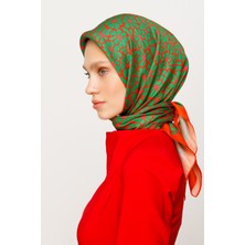 Mooncorn Clover Desen Dijital Soft Eşarp