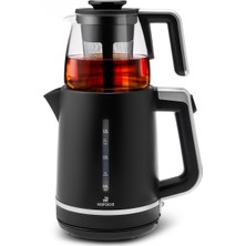 Karaca Tea Grande Xl Çay Makinesi ve Kettle Cool Gray