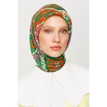 Mooncorn 40 Yama Desen Dijital Soft Eşarp