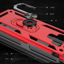 Canpay Samsung Galaxy Note 9 Uyumlu Kılıf Standlı Manyetik Yüzüklü Military Magnetic Ring Polycarbonate And Tpu Case