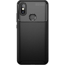 Canpay Xiaom Redmi Note 5 Pro Uyumlu Kılıf Karbon Armor Serisi, Ultra Dayanıklı ve Esnek Slim Fit Karbon Görünümlü Silikon