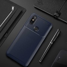 Canpay Xiaom Redmi Note 5 Pro Uyumlu Kılıf Karbon Armor Serisi, Ultra Dayanıklı ve Esnek Slim Fit Karbon Görünümlü Silikon