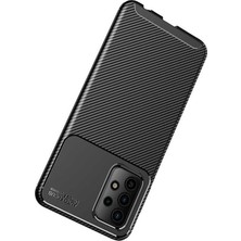 Canpay Samsung Galaxy A52 Uyumlu Kılıf Karbon Armor Serisi, Ultra Dayanıklı ve Esnek Slim Fit Karbon Görünümlü Silikon