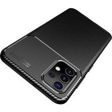 Canpay Samsung Galaxy A32 4g Uyumlu Kılıf Karbon Armor Serisi, Ultra Dayanıklı ve Esnek Slim Fit Karbon Görünümlü Silikon