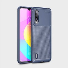 Canpay Xiaomi Mi 9 Lite Uyumlu Kılıf Karbon Armor Serisi, Ultra Dayanıklı ve Esnek Slim Fit Karbon Görünümlü Silikon