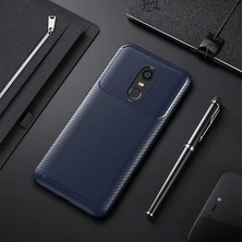 Canpay Xiaomi Redmi 5 Plus Uyumlu Kılıf Karbon Armor Serisi, Ultra Dayanıklı ve Esnek Slim Fit Karbon Görünümlü Silikon