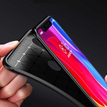 Canpay Xiaomi Mi Max 3 Uyumlu Kılıf Karbon Armor Serisi, Ultra Dayanıklı ve Esnek Slim Fit Karbon Görünümlü Silikon