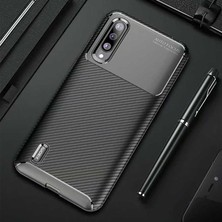 Canpay Xiaomi Mi 9 Lite Uyumlu Kılıf Karbon Armor Serisi, Ultra Dayanıklı ve Esnek Slim Fit Karbon Görünümlü Silikon