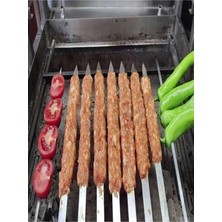 Bev Kitchen 6 Adet Profesyonel Metal Kıyma Şiş (Adana-Urfa-Antep Kebap Şişi)