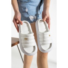 Modafrato Lotus Kadın Terlik Dış Mekan ve Ev Terliği Havuz Deniz Terliği