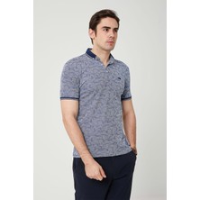 Coonless Erkek Yakalı Lacivert Tshirt