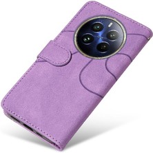 SZY Market Realme 12 Pro Artı Kickstand Koruyucu Iki Renkli Dikiş Için Flip Case (Yurt Dışından)